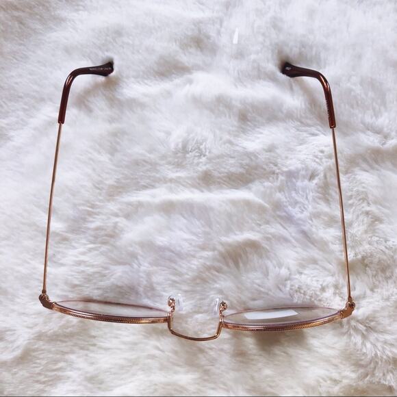 Mai Gold Round Computer Blue Light Glasses - Picture 4 of 9